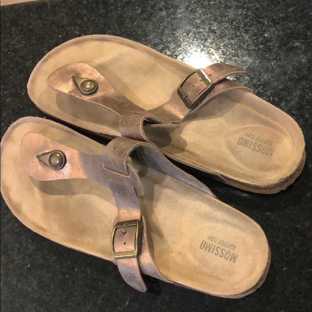 Mossimo bronze  footbed sandals